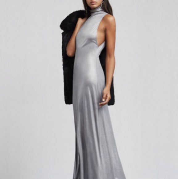 reformation silver dress